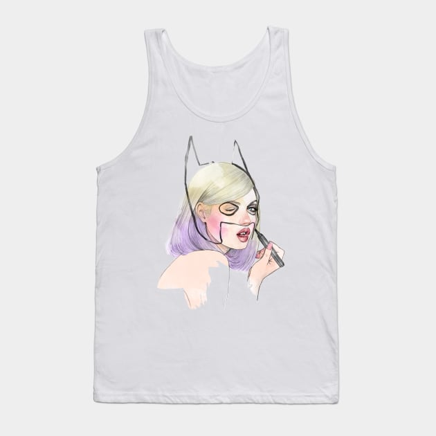 Wink Tank Top by InaStanimirova